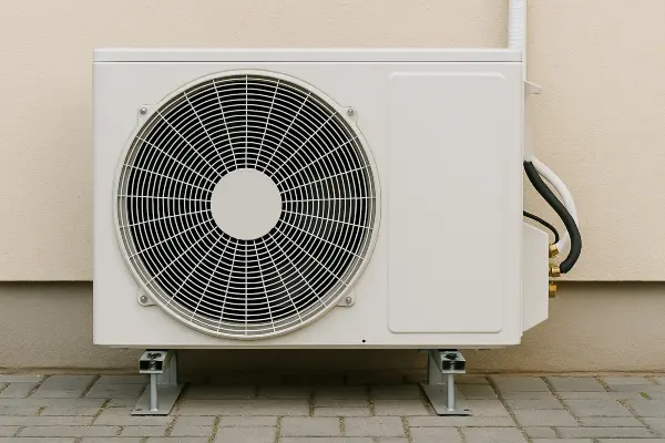 a white AC unit outside a building from Leander Air Conditioning Repair in Leander, TX - Leander Air Conditioning Company a white AC unit outside a building from Leander Air Conditioning Repair in Leander, TX - Leander Air Conditioning Company