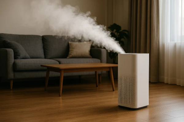 a fog meter device in the living room of a house from Leander Air Conditioning Repair in Leander, TX - Mini Split Installation Near Me a fog meter device in the living room of a house from Leander Air Conditioning Repair in Leander, TX - Mini Split Installation Near Me